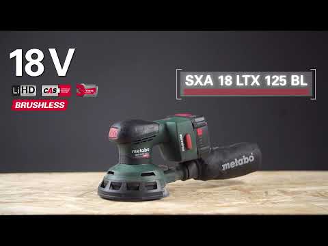 Miniatura del vídeo: Metabo SXA 18 LTX 125 BL