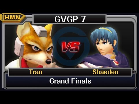 GVGP 7 Melee Grand Finals - Tran (Fox) vs. Shaeden (Marth)