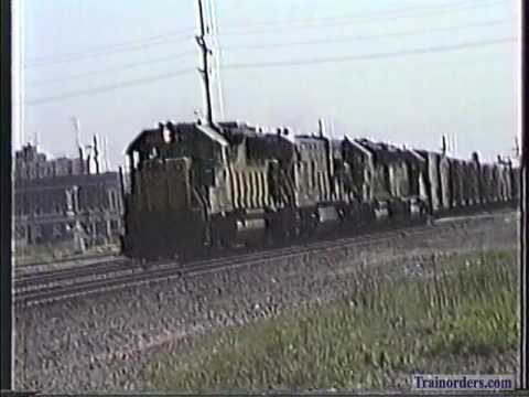 Classic Railroad Series 56 - BN and UP at Grand Island, NE Summer 1985