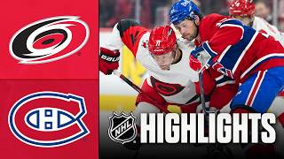 Montreal Canadiens vs Carolina Hurricanes