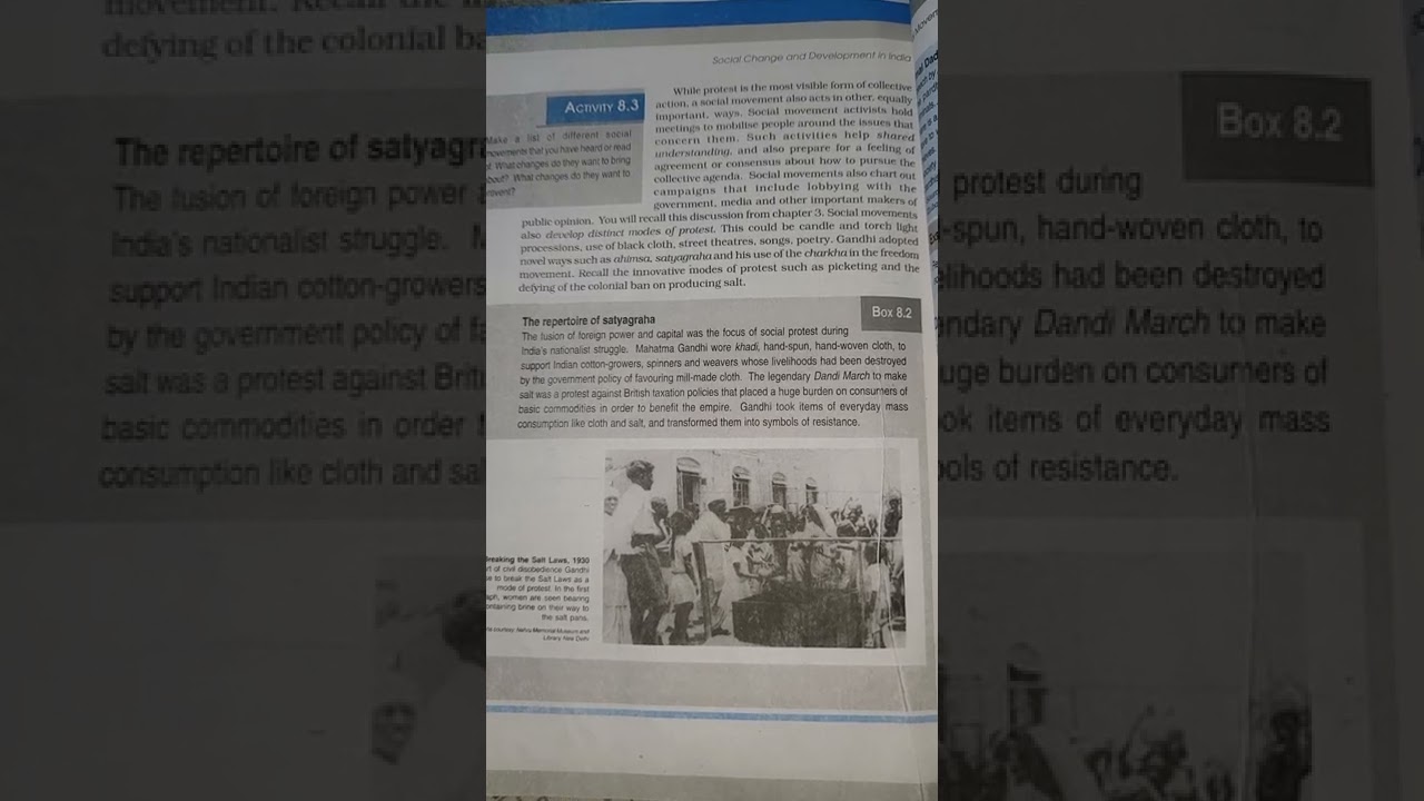 CLASS 12 SOCIOLOGY || Box Explanation || Ch-8 Social Movements || Box - 8.2