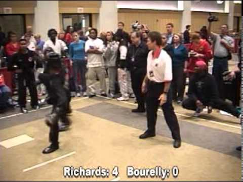 2001 Diamond Nationals   Sparring, Kyle Richards vs Jason Bourelly