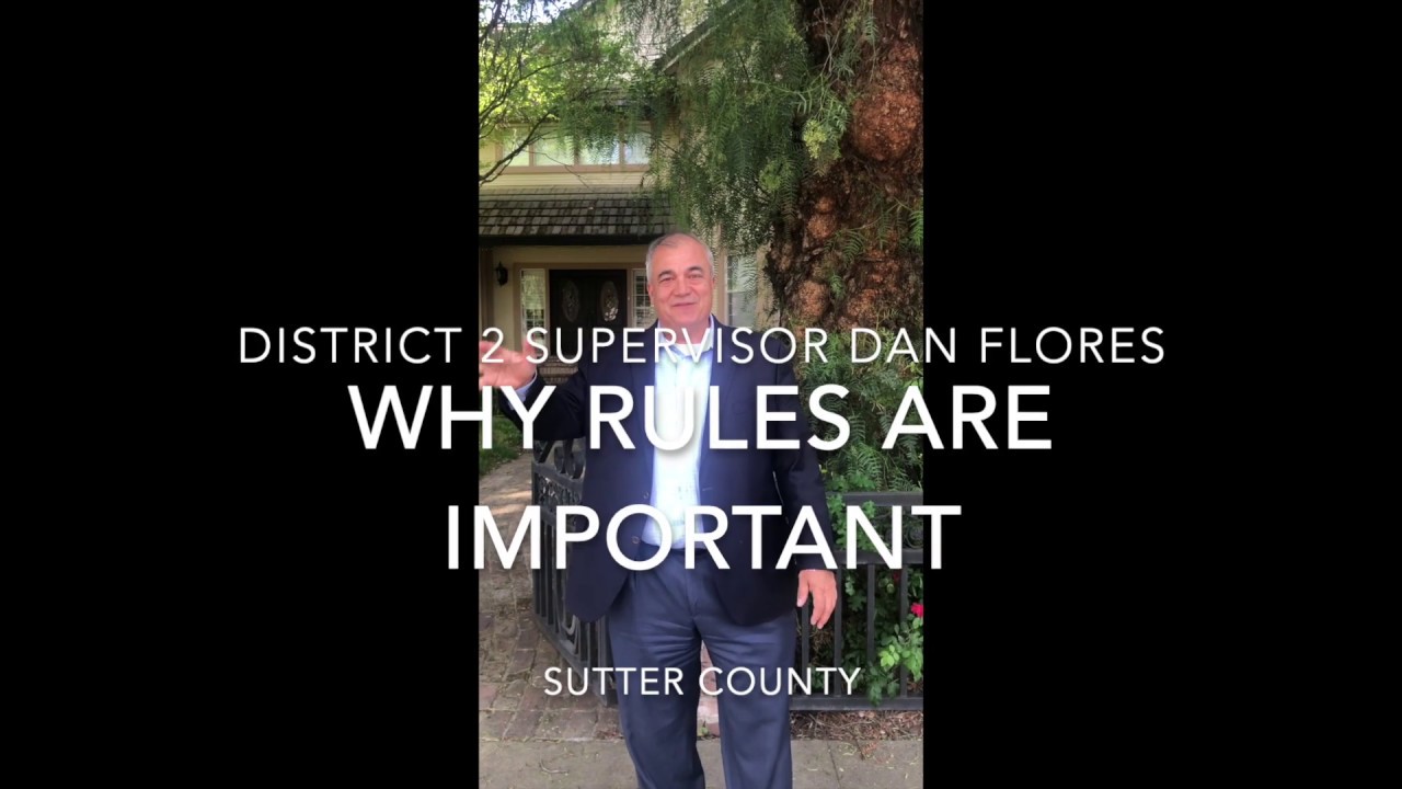 Why Rules Are Important