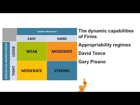 The dynamic capabilities of Firms David Teece and Gary Pisano