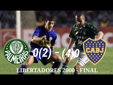 Palmeiras 0(2) x (4)0 Boca Juniors - Final da Copa Libertadores da América 2000 - Jogo de Volta
