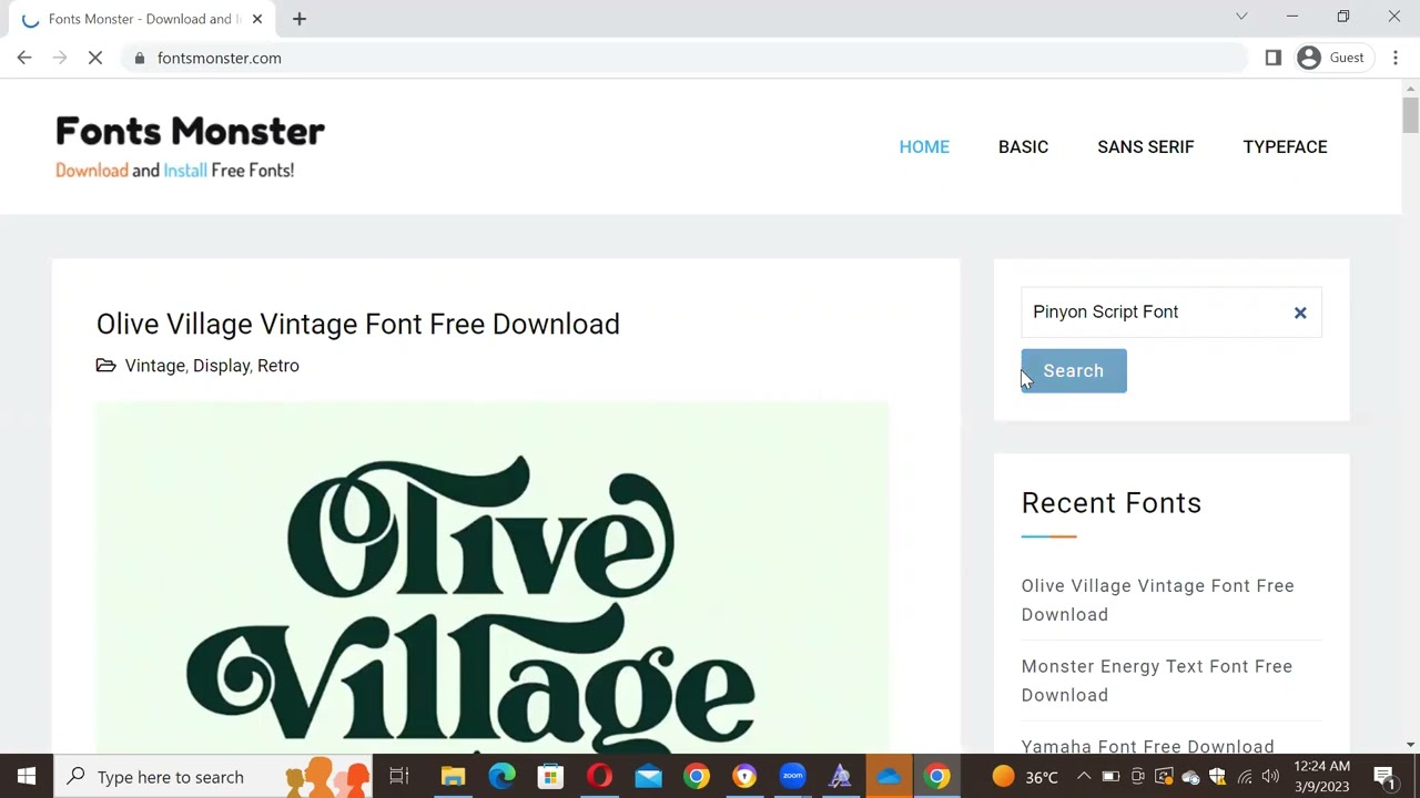 How to Download and Install Pinyon Script Font Free Download in Adobe Photoshop