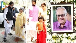 Amitabh Bachchan | Aishwarya Rai Bachchan | Abhishek | Krishnarai Raj's 13th Day Ritual Ceremony