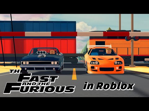 The Fast and the Furious - Brian vs Dom Final Race | Remade in Roblox Moon Animator
