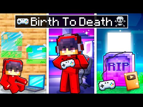 BIRTH to DEATH of a YOUTUBER in Minecraft!