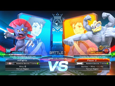 Weavile vs Machamp - Pokkén Tournament DX