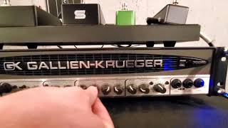 Video thumbnail for GK 700RB II EQ Play + Trace Elliot vs GK 2x10 Cabs by DickieRadd