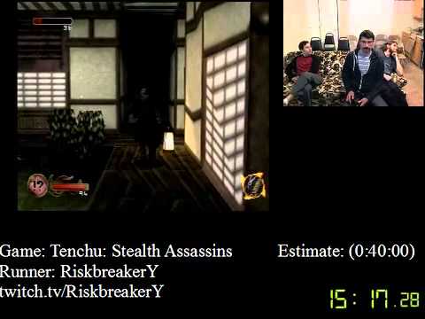 Tenchu Stealth Assassins in 37:21.65 - SPEED RUN by RiskbreakerY - SGDQ 2012