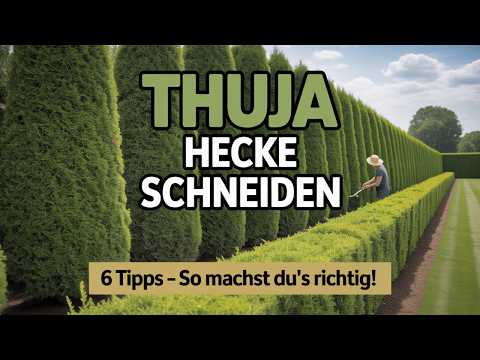 ❌ Trimming a Thuja hedge: These 6 mistakes are killing your greenery – here's how to do it right!