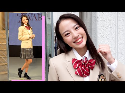 【独占】“日本一制服が似合う女子”　兵庫出身の17歳 三浦舞華インタビュー「ありがとう、おおきに！」　The girl who looks best in uniform in Japan
