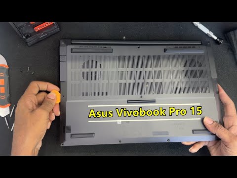 Asus Vivobook Pro 15 N6506 Fan Dust Cleaning , Upgrade Options  Battery Replacement