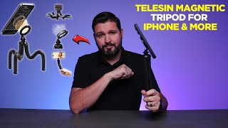 TELESIN Magnetic Tripod for iPhone & More