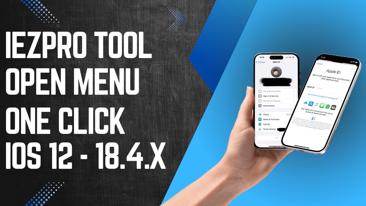 iPhone, iPad Open Menu in iEZPro Supported iOS 18.4+