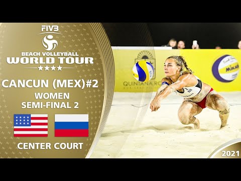 Alix/April  vs. Makroguzova/Kholomina - Full Match | 4* Cancun 2021 #2