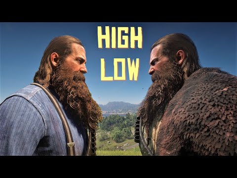 May I Stand Unshaken - High VS Low Honor Version Difference (RDR2)
