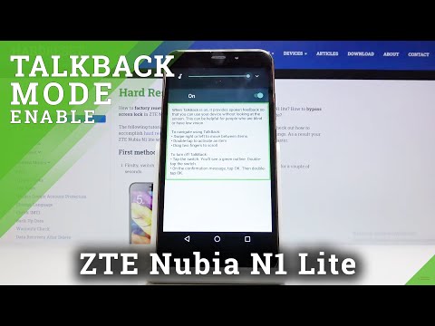 How to Enable Talkback in ZTE Nubia N1 Lite – Turn Off / On Screen Reader