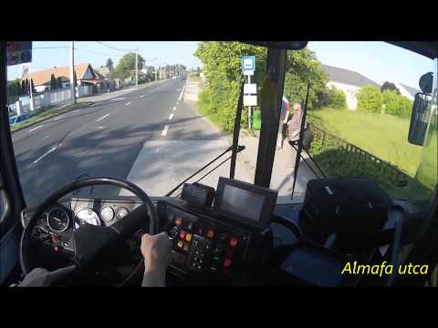 138-as Busz BKV.  Ikarus Ik260.  (Allison Transmission)  )Cockpit View) Budapest.2017.