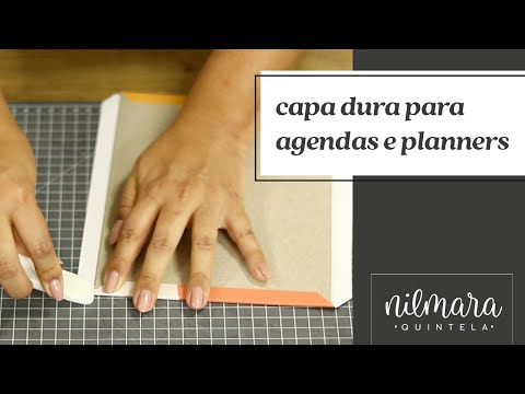 How to make a hard cover for notebooks, planners and diaries?