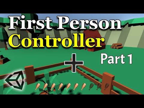 Unity First-Person Controller Part 1 - FPS Beginner Tutorial C# | Bolt(Visual Scripting)