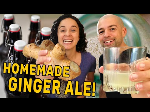 How to Make Homemade Ginger Ale Soda with Real Ginger | The Fermentation Adventure