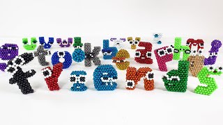 Lowercase Alphabet Lore but Magnets