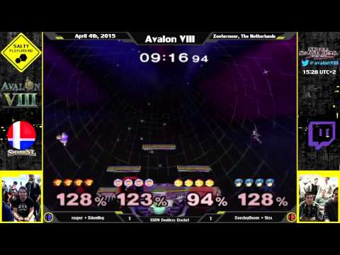Avalon VIII - reaper + Däumling Vs DancingQueen + Sixx - SSBM Doubles Losers Final