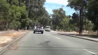 preview picture of video 'Perth Driving from home to hospital'