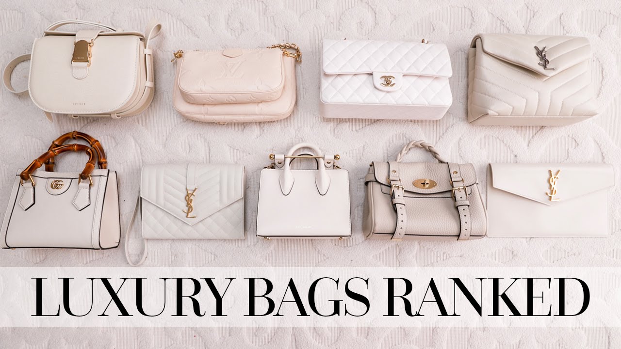 BEST TO WORST! LUXURY WHITE BAG REVIEW + COLOR TRANSFER TIPS