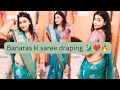 Mastering Fashion Modern Banarasi Saree Styles Ultra Low Waist Saree Draping