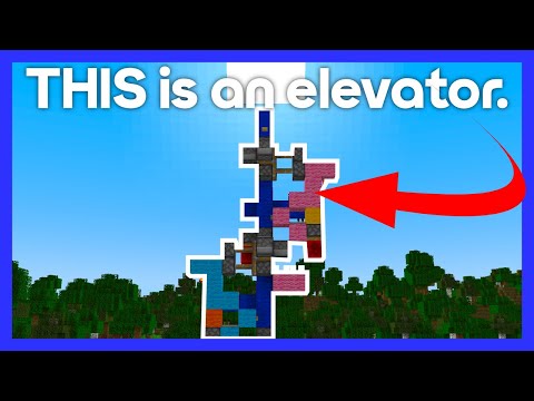 INSANE Minecraft Redstone Elevator Trick!