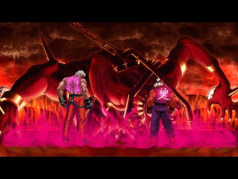 Shin Akuma Vs Omega Rugal 95 - Boss Battle - Super Street Fighter 2 Turbo X The King of Fighters '95