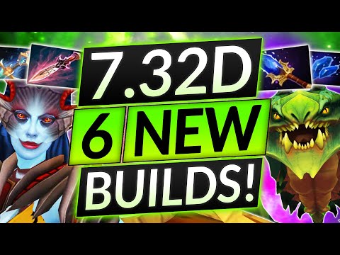 Top 6 NEW BROKEN Hero Builds for Patch 7.32D - LITERALLY FREE MMR - Dota 2 Guide