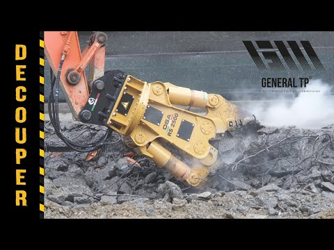 Pince de démolition Série RS - Acier Hardox 450 et Weldox - Compatible pelle hydraulique 1.5 à 150 tonnes - Rotation 360° - Marque OSA_7