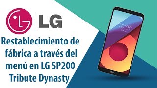 Firmware LG Tribute Dynasty SP200 para su región 