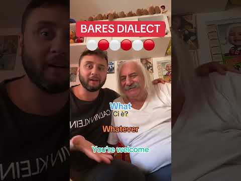 𝐃𝐢𝐚𝐥𝐞𝐭𝐭𝐨 𝐁𝐚𝐫𝐞𝐬𝐞 #baresità #idioma #dialect #linguadeglidei #bari #barivecchia