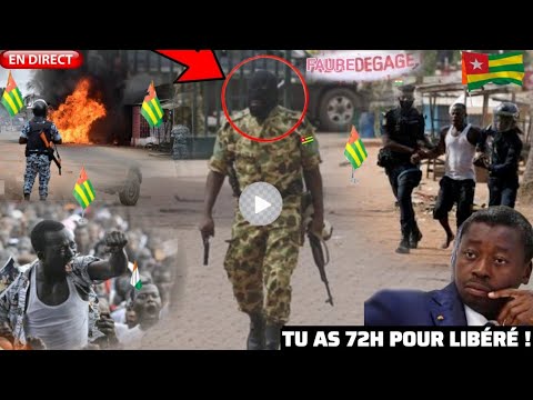 C0UP D'ÉTAT AU TOGO ⛔C'EST CONFIRMÉ PAR  LE JOURNAL NATIONAL QUE LES TENSIONS ONT PRIS UNE EMPLEUR