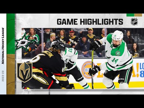 Stars @ Golden Knights 1/16 | NHL Highlights 2023
