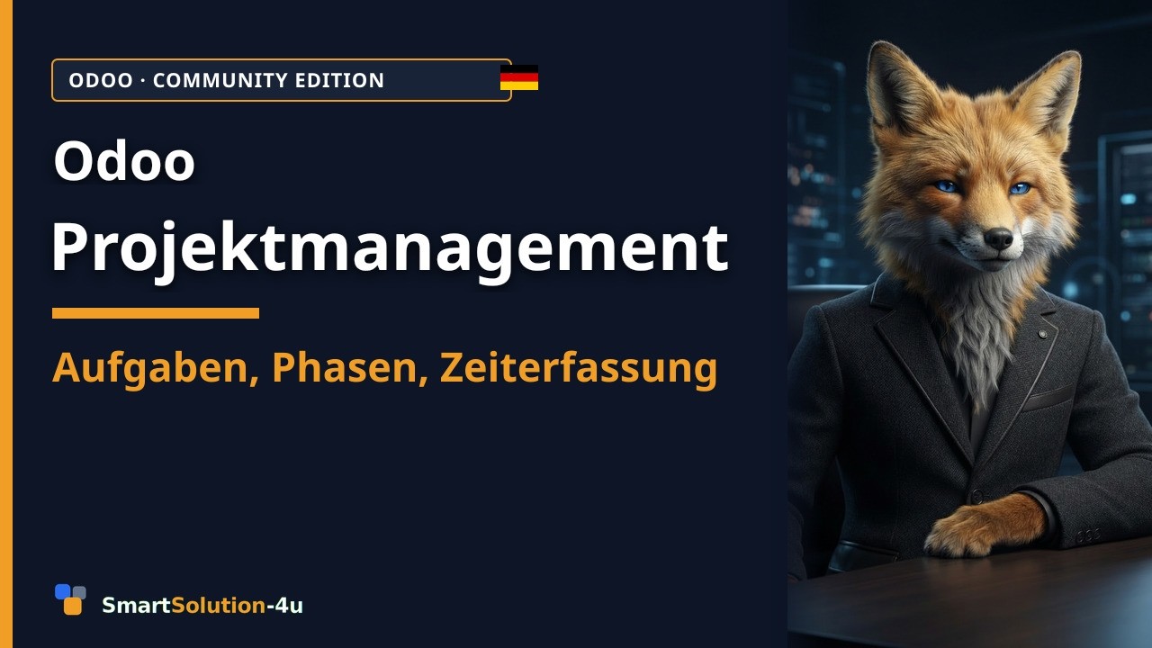 Odoo Projektmanagement: Aufgaben, Phasen und Zeiterfassung