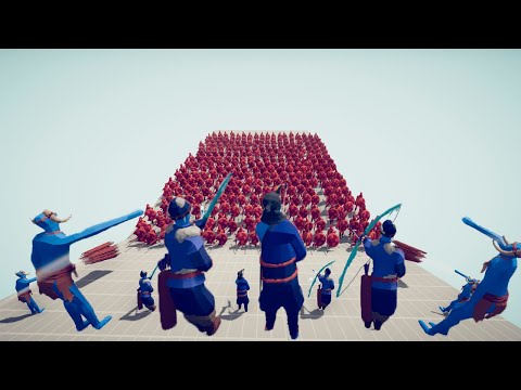x300 SPARTANS vs x5 EVERY GOD - Totally Accurate Battle Simulator TABS