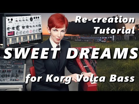 Sweet Dreams - a Korg Volca Bass riff recreation synth cover tutorial