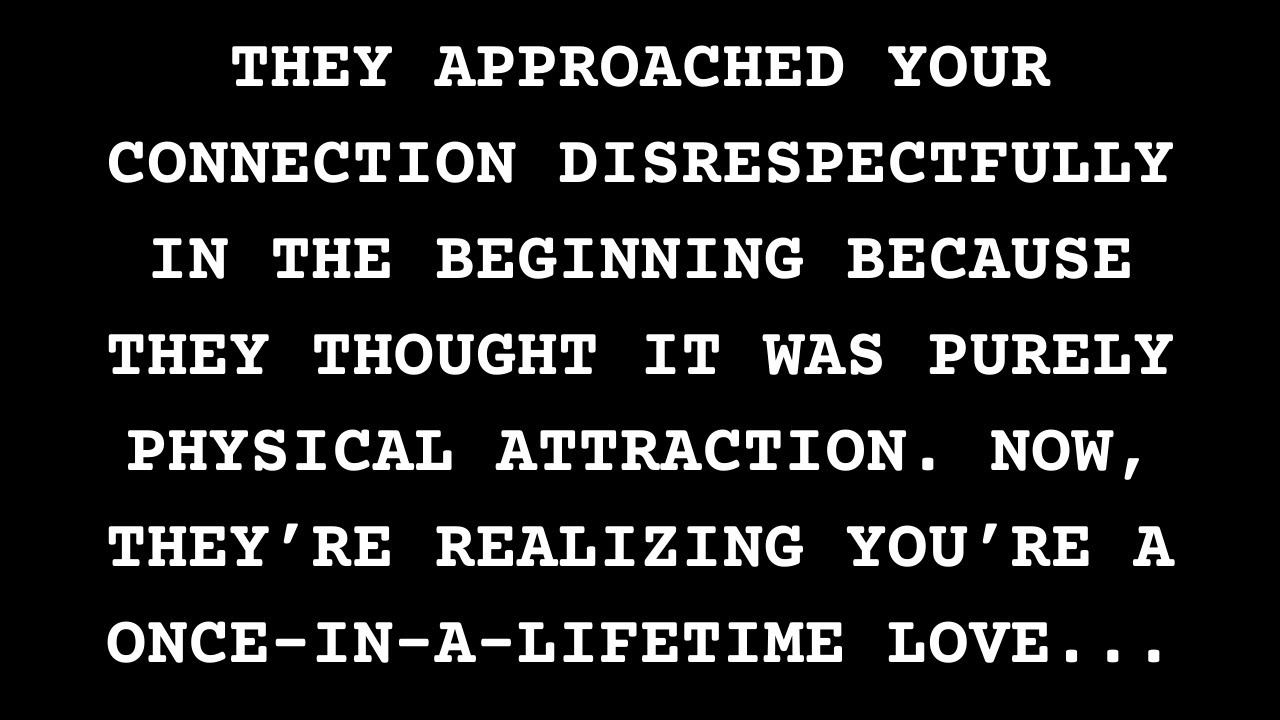 The universe won't let this player forget you (they feel like you put a love spell on them)