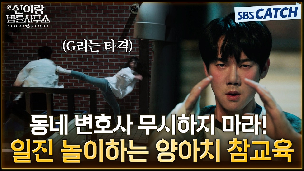 일진 놀이하는 양아치 참교육! 동네 변호사 무시하지 마라👊 ! #신이랑법률사무소 #SBSCatch