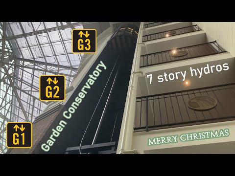 Epic ThyssenKrupp Garden Conservatory Elevators - ALL BANKS - Gaylord Opryland Hotel - Nashville, TN