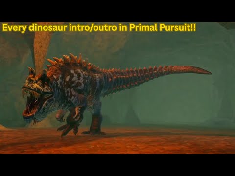 Every dinosaur intro/outro in primal Pursuit!!