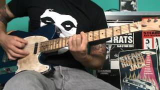 Poison Idea - Plastic Bomb (Guitar Cover)