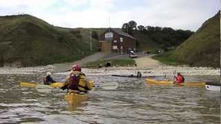 preview picture of video 'Sea Kayaking Flamborough Head'
